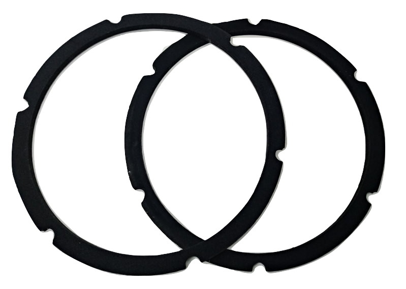 15"  bordo FOAM MORBIDO a 4 settori per cestello 8 fori kit per 2 a... 380 mm