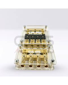 GS Audio ANL fuse holder IN:3x70 OUT:4x70 | Positive/Negative 4-Way