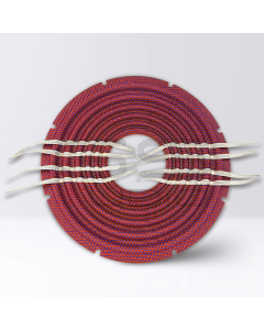Spider 10" / 253 mm - Red/Blue - 2 Layers STRONG + Kevlar and Tinsel - Holes 76 / 90 / 100 mm