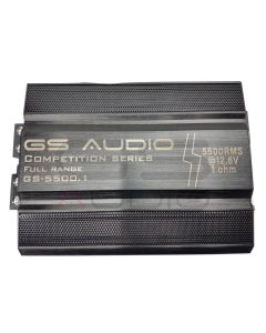 Gs Audio Amplifier Full Range 5500.1 SPL series Competition 5500Wrms X1 @1 ohm