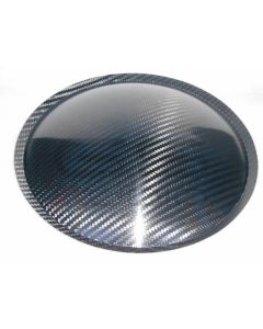 Dustcup Carbon and other fibers 8.7"/220mm - polished - smooth - color on choice