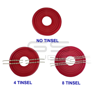 Spider RED 7.5"/ 190mm - 2.5"/ 62mm nomex progressivi doppio strato - tinsel a scelta