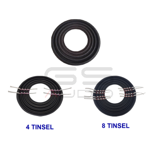 Spider BLACK 7.5"/ 190mm - 4"/100mm nomex progressivi - tinsel a scelta
