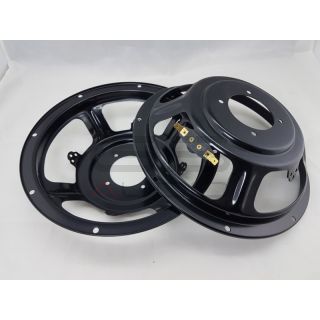 CESTELLO NERO 4 razze acciaio 10"/250mm - spider 145 mm - (woofer)