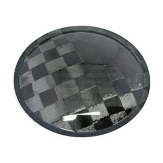DUSTCUP CHESS 9.5"/240mm - Carbonio ultrastrong - lucido - liscio - con bordo
