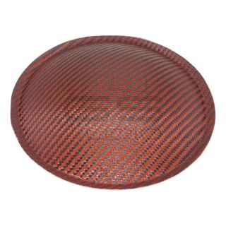 parapolvere ARANCIONE - NERO carbonio ultraleggero - 180 mm