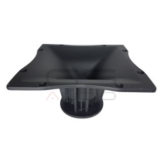 Gs Audio Tromba/Flangia alluminio quadrata 250x250mm - altezza 126mm - per driver/tweeter a compressione