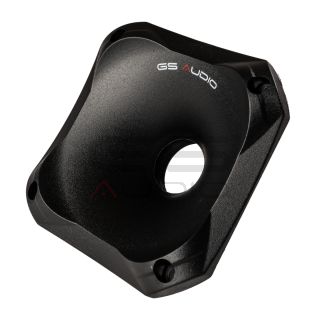Gs Audio Tromba/Flangia ABS quadrata 115x115mm - altezza 42mm - per driver/tweeter a compressione