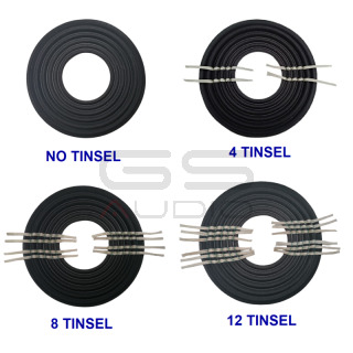 Spider BLACK 12"/304mm - 4"/100mm nomex progressivi - tinsel a scelta