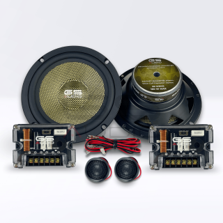 Kit Altoparlanti Componenti 2 Vie 6.5” - 80 WRMS - 4 Ohm - Midwoofer + Tweeter