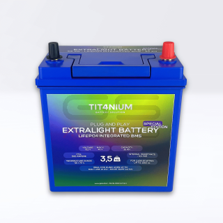 Batteria TIT4NIUM 30Ah-ISO - CCA:1300A LiFePO4 13.2V (19.5*13*22.5cm)