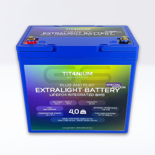 Batteria TIT4NIUM 35Ah-M6 - CCA:1300A LiFePO4 13.2V (22.5*13.5*21cm)