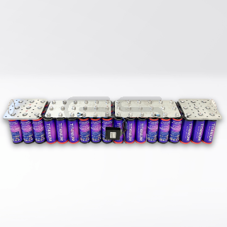 Batteria Extreme 405Ah TITANIUM 14.4V - 54 Celle LTO con BMS e Barre - 126x21x19cm