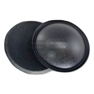 4 pz - Parapolvere 53 mm tela microforata lucida nera per woofer