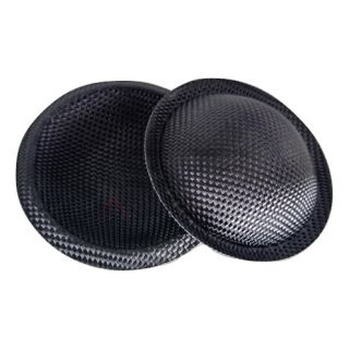 4 pz - parapolvere fibra vetro composita nero 50 mm