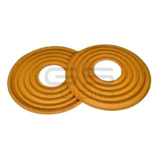 Coppia Spider 100 - 33/38/50mm altezza 3 mm lineari morbidi per woofer alta efficienza