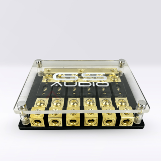 Portafusibile GS Audio ANL IN:3x70 OUT:6x70 | Positivo 6 Vie