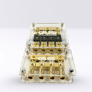 Portafusibile GS Audio ANL IN:3x70 OUT:4x70 | Positivo/Negativo 4 Vie
