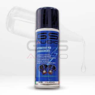 GS Audio Spray Attivatore per Cianoacrilato TRASPARENTE - Bomboletta 200ml