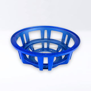 Cestello 12 razze 12"/300mm Alluminio Blu - Spider 10"/254mm (Subwoofer)