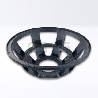 Cestello Nero TC Ruvido 15" / 380mm - per Spider 10" / 253mm - Alta Escursione