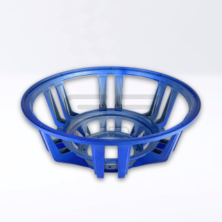 Cestello 12 razze 18"/460mm Alluminio Blu - Spider 10.8"/275mm - 10"/254mm (Subwoofer)