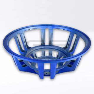 Cestello 12 razze 18"/460mm Alluminio Blu - Spider 10.8"/275mm - 10"/254mm (Subwoofer)