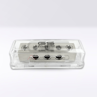 5 Vie Blocco di Distribuzione Alimentazione GS Audio | IN/OUT: 2x50 3x25