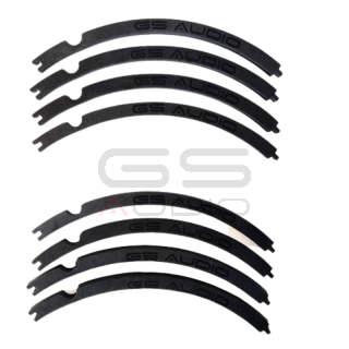 Coppia 250mm bordo FOAM 4settori - per cestello 4 fori - logo GS Audio
