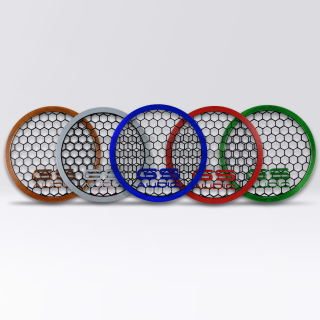 Griglia protettiva altoparlanti GS Audio - 8"/200 mm | Copertura tonda casse