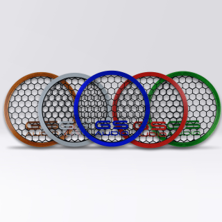 Griglia protettiva altoparlanti GS Audio - 10"/250 mm | Copertura tonda casse