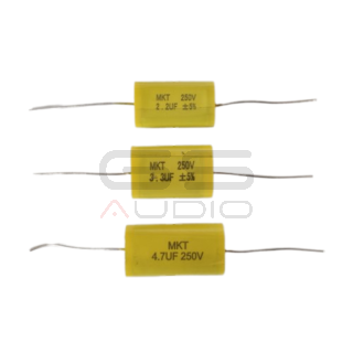 Condensatore poliestere MKT 2.2 3.3 4.7uF 250V a basso ESR