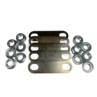 KIT collegamento LTO 6 celle - barrette rame nichelato con dadi flangiati - yinlong LTO