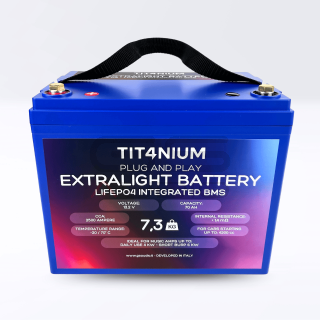 Batteria TIT4NIUM 70Ah-M8 - CCA:2500A LifePo4 13.2V (26*16,8*21,5cm)