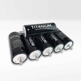 Celle LTO TITANIUM 2.3V 40Ah - 6 Celle Singole 66x160mm