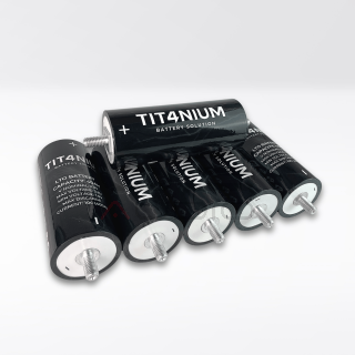 Celle LTO TITANIUM 2.3V 40Ah - 6 Celle Singole 66x160mm