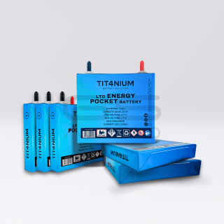 Celle LTO TITANIUM 2.4V 20Ah - 6 Celle Singole 108x116x22mm