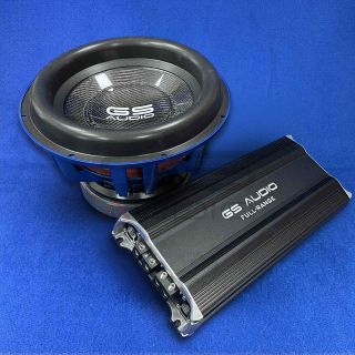Subwoofer 15"/38cm 5000WRMS D1 Ohm + Amplificatore 5600WRMS@2 Ohm x 1CH