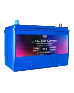 Batteria 100Ah LifePo4 13.2V Ultraleggera 9,1kg - Gs Audio - CCA:3800A