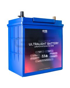 Batteria 30Ah LifePo4 13.2V Ultraleggera 3.5kg - Gs Audio - CCA:1300A