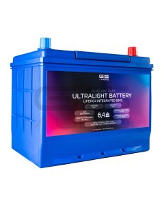 Batteria 70Ah LifePo4 13.2V Ultraleggera 6,4kg - Gs Audio - CCA:2800A