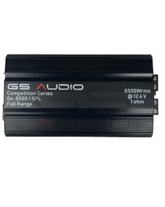 Gs Audio Amplificatore Full Range 8500.1 SPL serie Competition 8500Wrms X1 @1 ohm