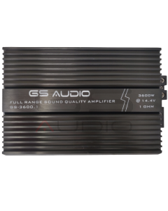 Gs Audio Amplificatore Full-Range GS-3600.1 SQ - 3600 W rms @1ohm