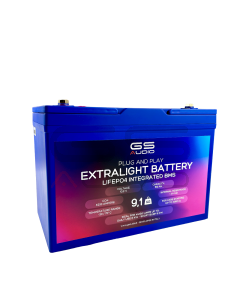 Batteria 100Ah-M8 LifePo4 13.2V Extraleggera 9.1 kg - Gs Audio - CCA:3200A