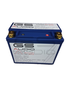 Batteria Ultraleggera Gs Audio litio ferro fosfato - 20Ah / 200A 10C - LifePo4 13.2V