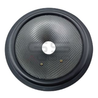 Pair cone 6.5 " / 16.5 cm woofer PA - surround rubber - coil 25 mm