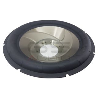 Cono argento Woofer 12"/ 30 cm - sospensione larga gomma - doppia bobina 76 mm