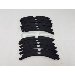 Coppia 300 mm bordo FOAM MORBIDO a 6 settori - cestello 6 fori (kit 2 woofer)