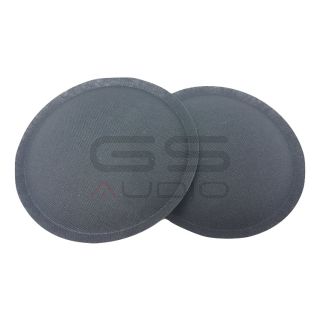 Pair dustcup 79 mm micro perforated cloth for woofer