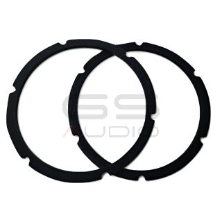 Coppia 250 mm bordo FOAM MORBIDO cestello 6 fori (kit 2 woofer)